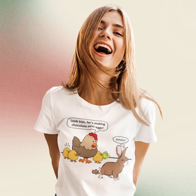 Camiseta Bunny hace personalizado divertido a la caca de ch (Subido por el creador)