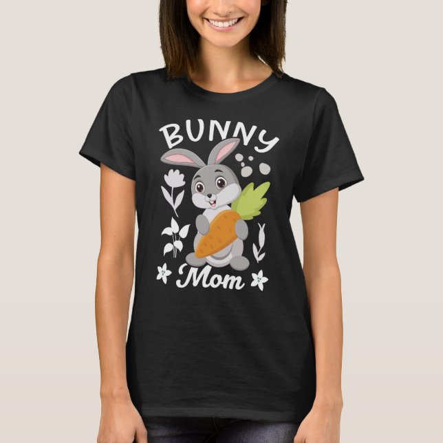 Camiseta Bunny Holding Carrot Bunny Costume (Anverso)