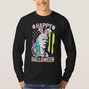 Camiseta Bunny Jo E Bi Den Feliz Halloween En Pascua