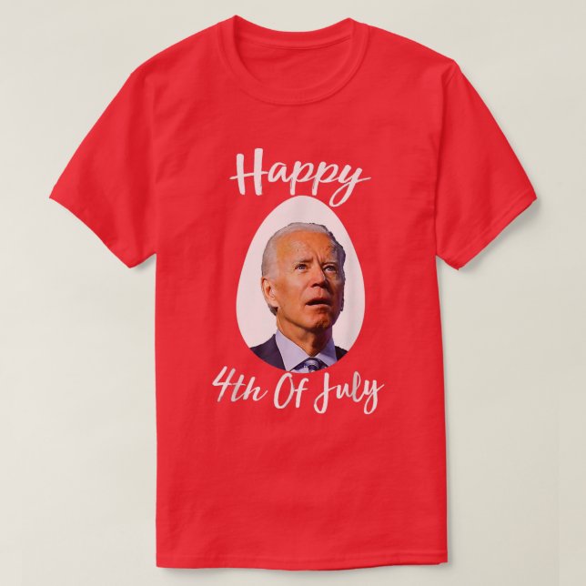 Camiseta Bunny Joe Biden Pascua Feliz 4 De Julio Gracioso B (Diseño del anverso)