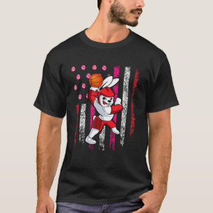 Camiseta Bunny Jugando Basketball Funny Basketball Easter D