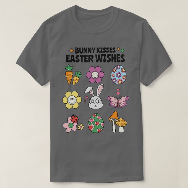 Camiseta Bunny Kisses Deseos de Pascua (Diseño del anverso)