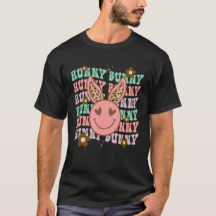 Camiseta Bunny Leopard Hunny Sonriendo Ojos Conejo Feliz Es