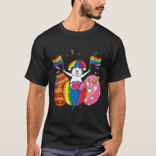 Camiseta Bunny Lgbt Q Orgullo Pascua Rabbit Ally Gay Rai