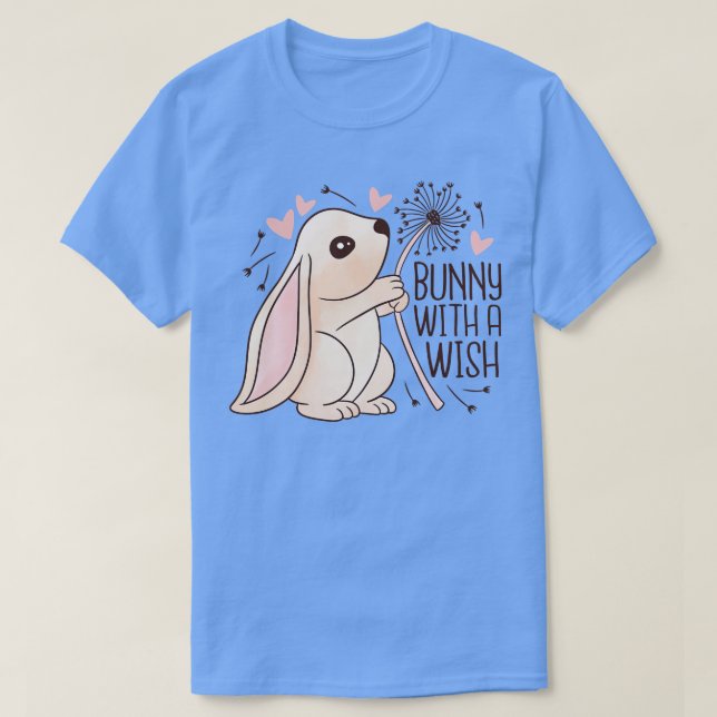 Camiseta Bunny Making A Wish (Diseño del anverso)