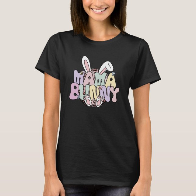 Camiseta Bunny Mama Animal Mascota Dueño Rabbit Mom (Anverso)