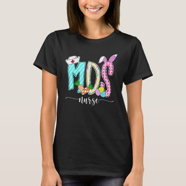 Camiseta Bunny Mds Datos Mínimos Conjunto de Enfermeras Enf (Anverso)