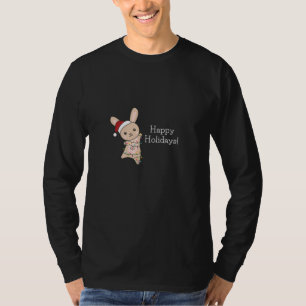 Camiseta Bunny Merry Christmas Winter Animals Rabbits