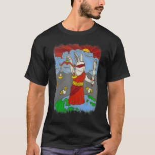 Camiseta Bunny Of Justice Earth Planet Easter Day