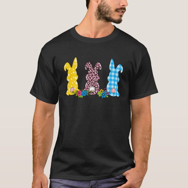 Camiseta Bunny Pastel Spring Hunt Eggs Rabbit Happy Easter  (Anverso)