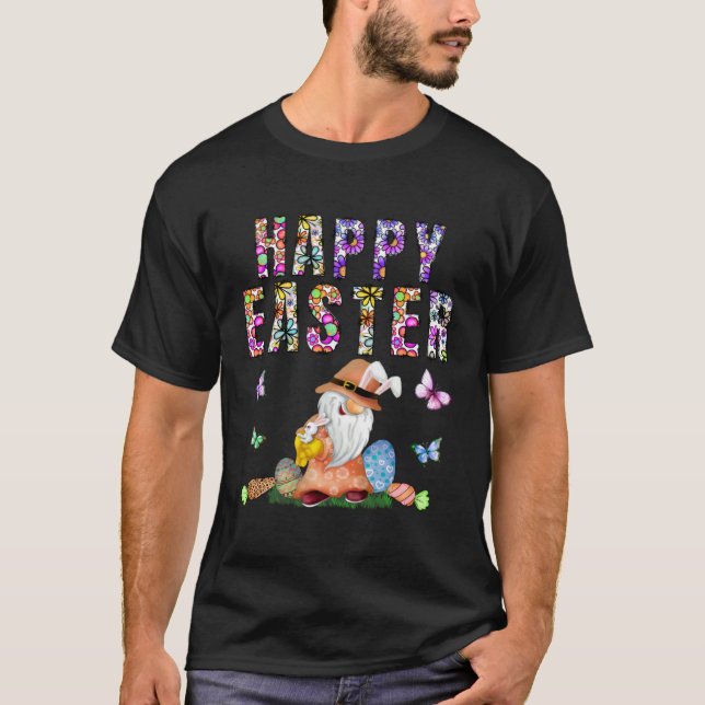 Camiseta Bunny Pastel Spring Hunt Eggs Rabbit Happy Easter  (Anverso)