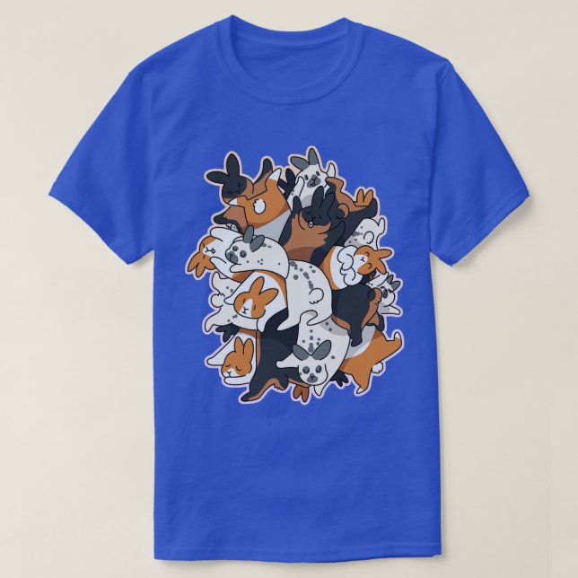 Camiseta Bunny Pile (Diseño del anverso)