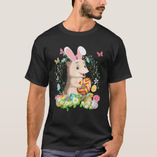 Camiseta Bunny Porcupine Happy Easter Day Lover Egt Hunt Lo