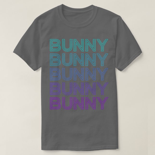 Camiseta Bunny Rabbit Retro  (Diseño del anverso)