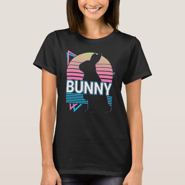 Camiseta Bunny Rabbit Retro (Anverso)