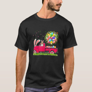 Camiseta Bunny Shetland Sheepdog Happy Easter Eggs Tree