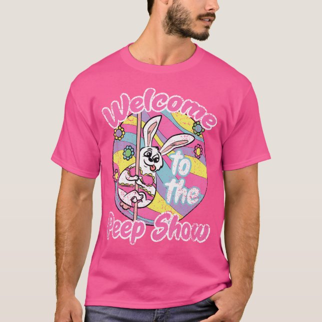 Camiseta Bunny Show Easter Rabbit Egg Hung Spring Wo (Anverso)