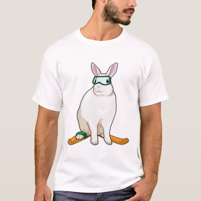 Camiseta Bunny Skier Ski (Anverso)