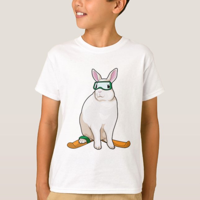 Camiseta Bunny Skier Ski (Anverso)