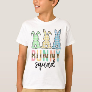 Camiseta Bunny Squad Caza de huevos de Pascua Conejito