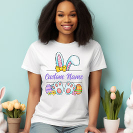 Camiseta Bunny Tee personalizado de Pascua