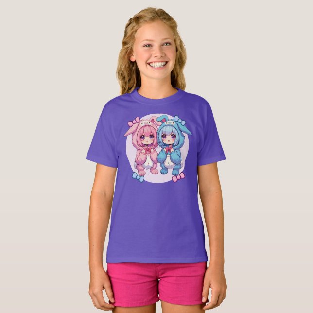 Camiseta Bunny Twins (Anverso completo)