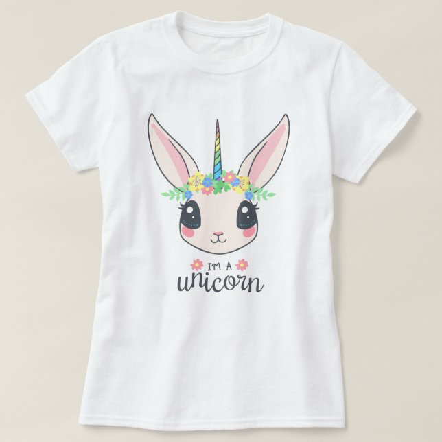 Camiseta Bunny Unicorn T-Shirt (Diseño del anverso)