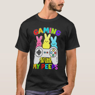 Camiseta Bunny Video Game Controller Easter Day Gamer Boys