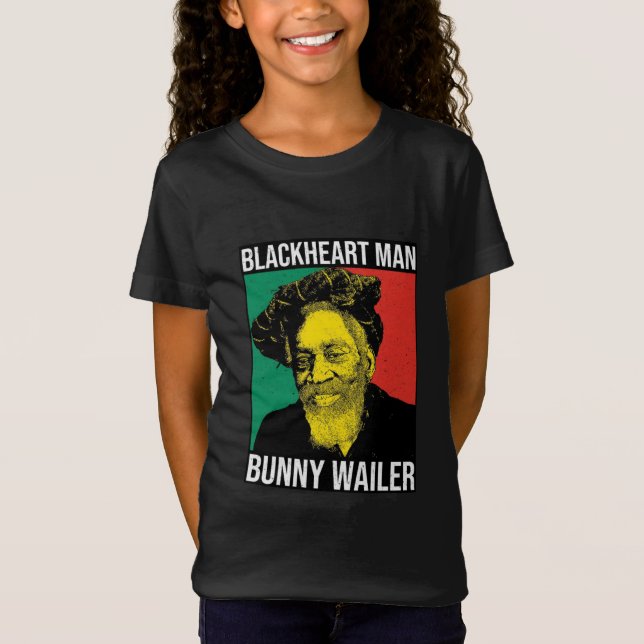 Camiseta Bunny Wailer Kid Shirt Reggae Rasta Jamaika Roots  (Anverso)