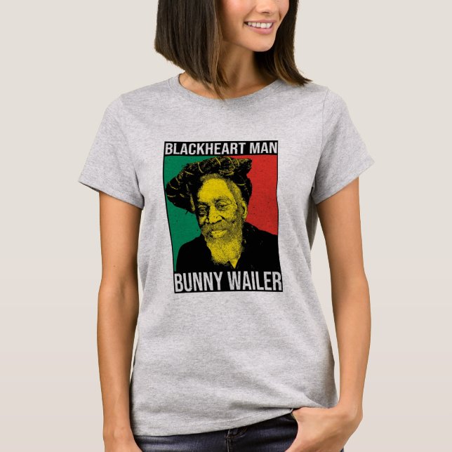 Camiseta Bunny Wailer Shirt Reggae Rasta Jamaika Roots  (Anverso)
