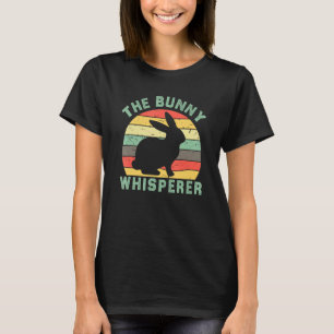 Camiseta Bunny Whisperer Funny Mascota Easter Rabbit Vintag