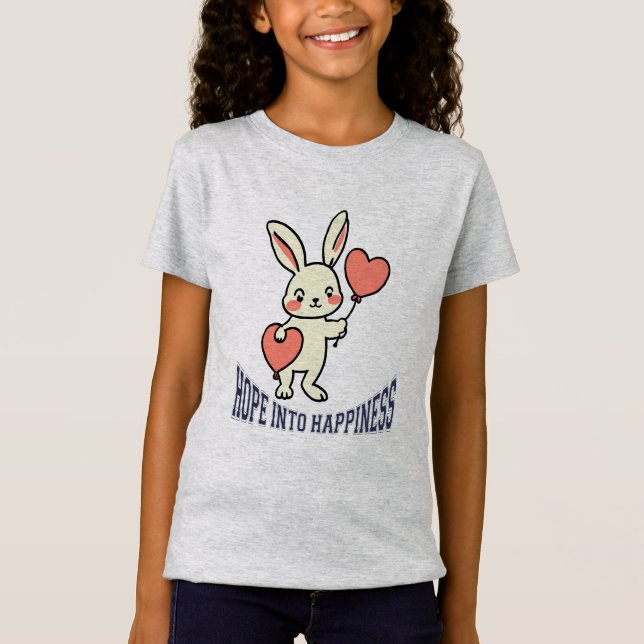 Camiseta Bunny with Balloons (Anverso)
