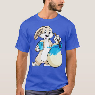 Camiseta Bunny with Brush Paint Paint and Egg