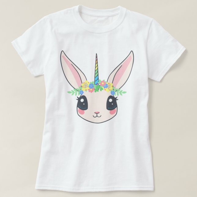 Camiseta Bunnycorn (Diseño del anverso)
