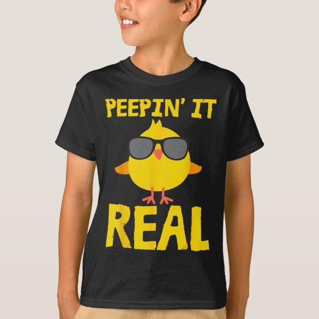 Camiseta Bunnyin' It Real Funny Cool Chick Bunny Chickens E (Anverso)