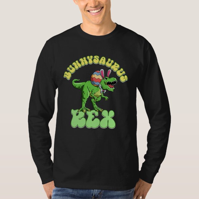 Camiseta Bunnysaurus Rex Easter Rex Dinosaur Bunny Kids Din (Anverso)
