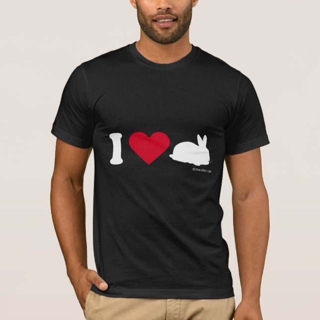 CAMISETA BUNNYT-SHIRT - AMO CONEJITOS (Anverso)
