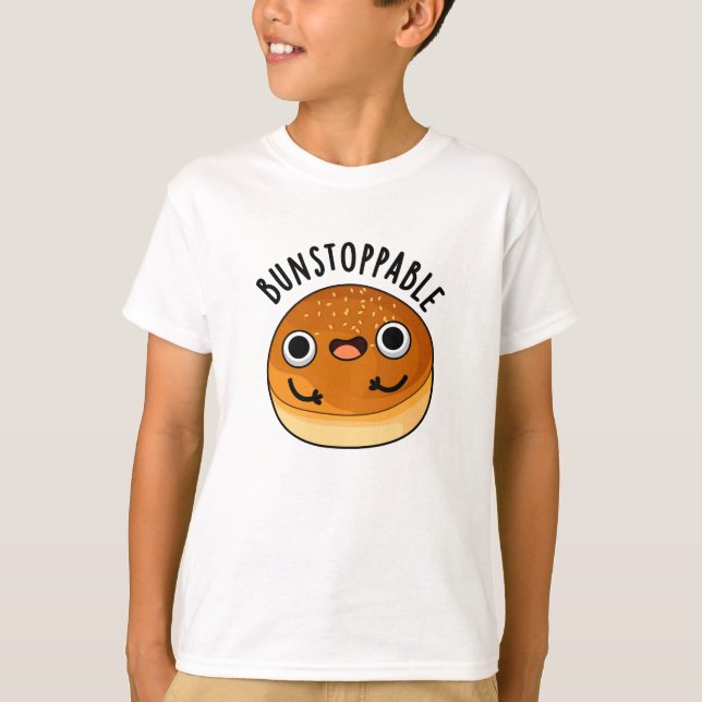 Camiseta Bunstoppable Funny Bun Pun (Anverso)