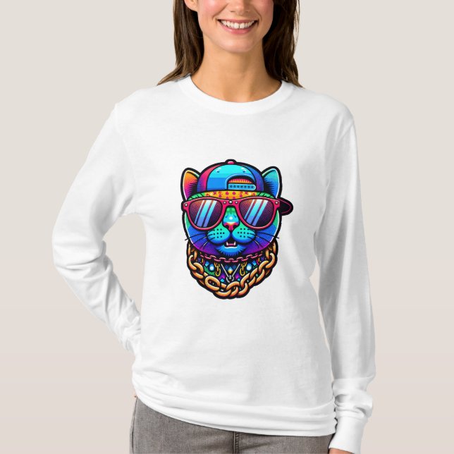 Camiseta Bunte Partykatze (Anverso)