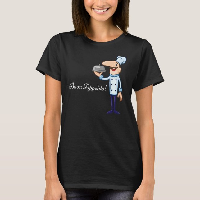 Camiseta Buon Appetito Fun Chef (Anverso)