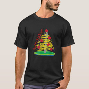 Camiseta BUON NATALE Italia Feliz Navidad Festividad Italia