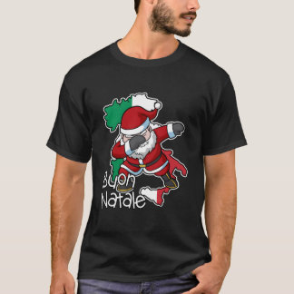 Camiseta Buon Natale Italia Santa Claus Italia