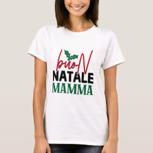 Camiseta Buon Natale Mamma