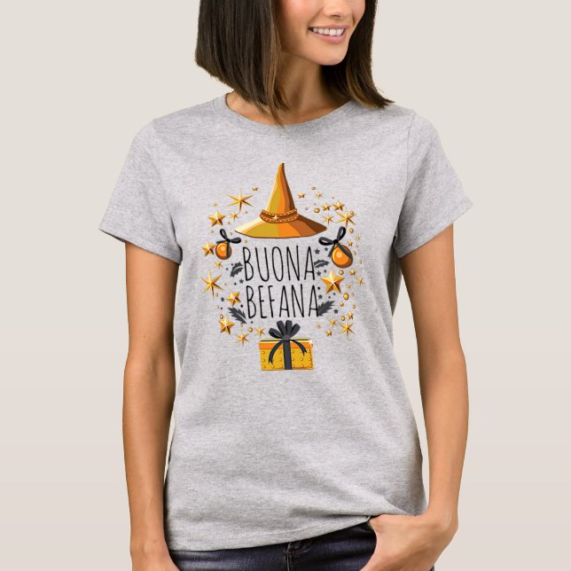 Camiseta Buona Befana Navidades italianos (Anverso)