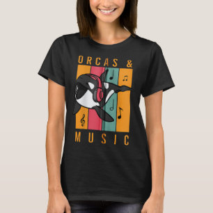 Camiseta Buque de ballena de mar salvaje Océano Orca Zip Ho