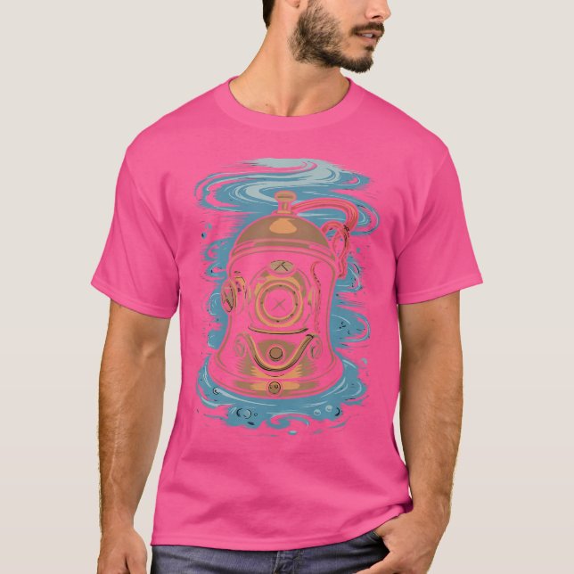 Camiseta Buque de buceo de casco (Anverso)