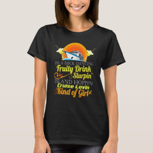 Camiseta Buque De Cruceros Amante De La Clase Chica Funny C