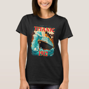 Camiseta Buque De Cruceros Titanic Sailing Vintage 1912 Ic
