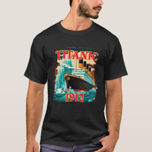 Camiseta Buque De Cruceros Titanic Sailing Vintage 1912 Ic