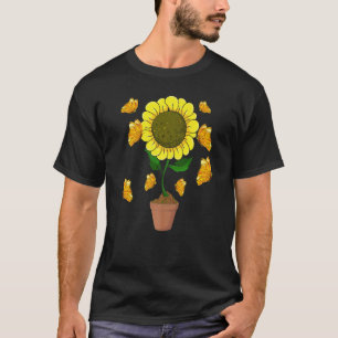 Camiseta Buque de entomología de los insectos de girasol de